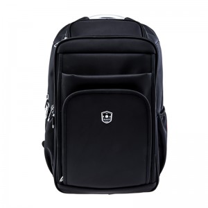 17SA-6599F Large mulitiple pockets Metal handle top quality oxford nylon 15.6 inch water resistant laptop backpack
