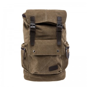 17SC-6572M factory direct muitiple colors eco-friendly durable casual Vintage Canvas Casual Daypack Laptop Backpack