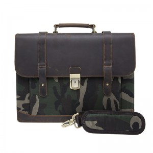 17SG-6642D Well promotional customized camo bags brands shoulder messenger bag business briefcase for men