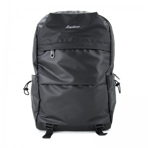 19SC-7927D black color casual style men business travelling waterproof laptop backpack
