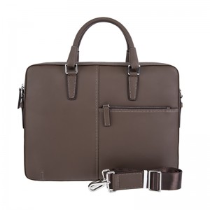 18SG-6814F Men's Genuine Leather Messenger Briefcase Business Laptop Shoulder briefcase men leather briefcase