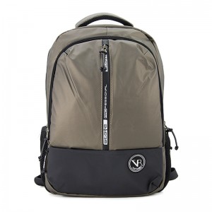 19SA-7844M Lightweight waterproof material big capacity school laptop backpack with USB and waterproof zipper