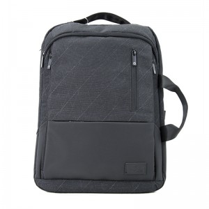 19SA-7842M New arrival Dual functions laptop backpack Nylon computer Backpack with handle convertible to briefcase