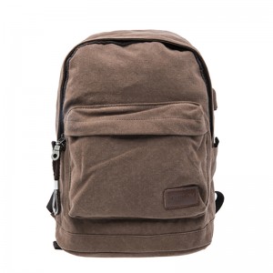 2019 Hot Sale Sports Minimalist Retro School Custom Back Pack Canvas Laptop Bag Backpack 17SC-6683M