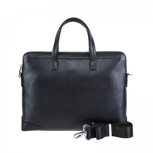 18SG-6819F Leather Briefcase for Men Large Capacity 15.6 Inch Laptop Business Briefcase Leather
